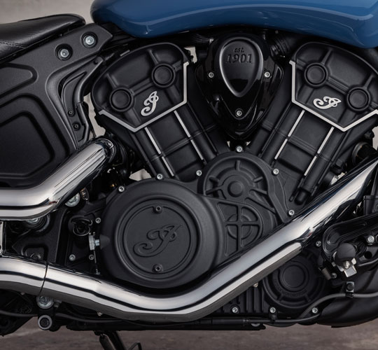 Motor V-Twin Enfriado por Líquido